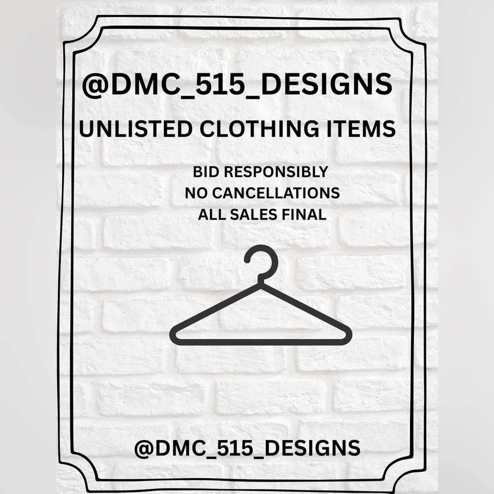 Unlisted Clothing Items